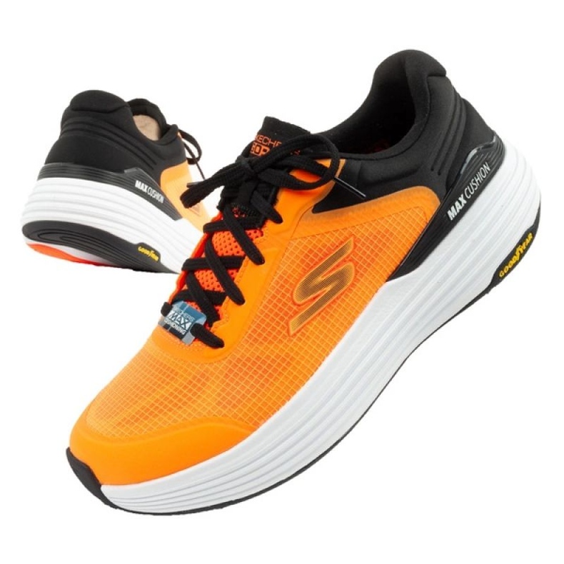 Juoksukengät Skechers Max Cushioning 220932/Orbk keltainen 1