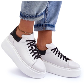 Lemar Naisten nahkaurheilukengät valkoisella alustalla valkoinen 5