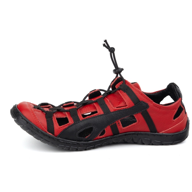 Olivier Miesten nahkapolkukengät 262 kz punainen 1