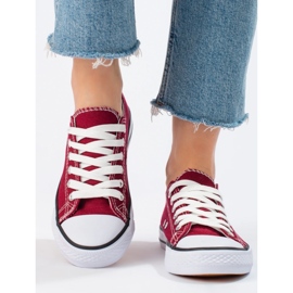 SHELOVET Viininpunainen Tennarit 2