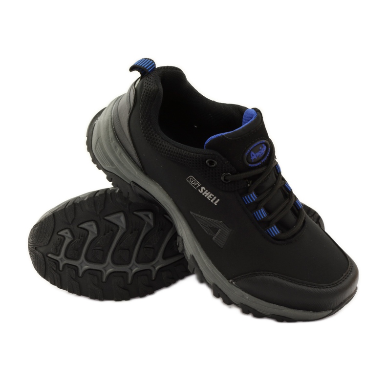 American Club Amerikkalainen 1775 urheilu softshell musta sininen 3