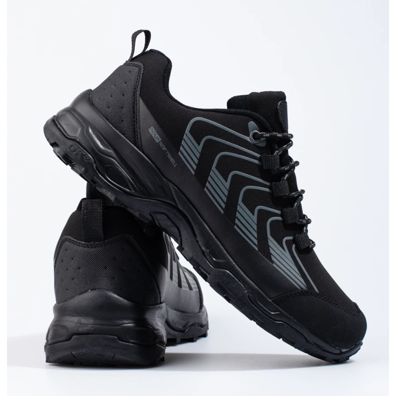 Dk miesten vaelluskengät Softshell mustat 1