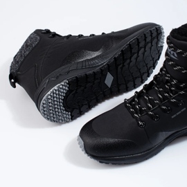 Miesten korkeat vaelluskengät Dk, eristetty musta 2