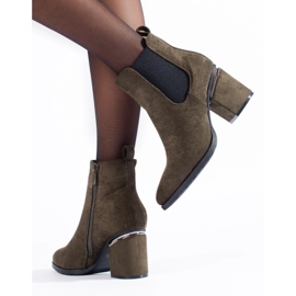 Vincezan tummanvihreät mokkanahkanilkkurit 2