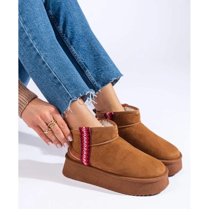 Shelovet naisten kamelinmokkanahkasaappaat ruskea 1