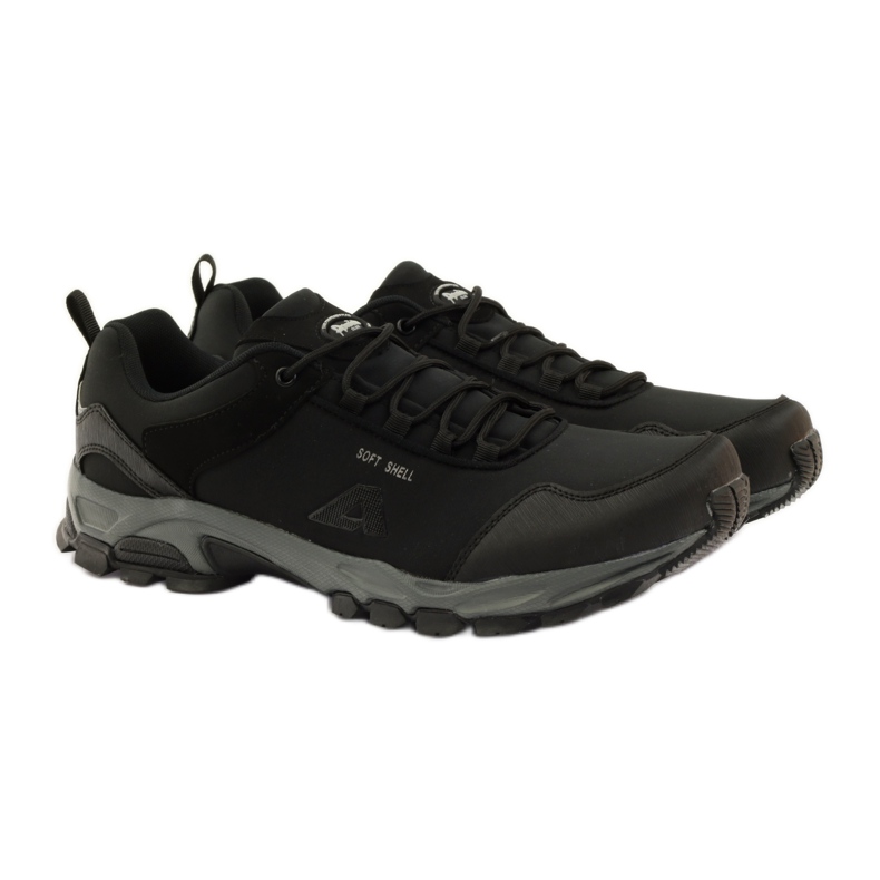 American Club Urheilullinen amerikkalainen vedenpitävä softshell musta 4