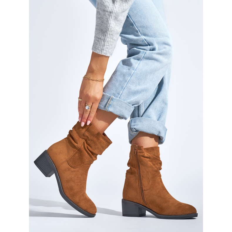 Naisten ruskeat cowboy-saappaat 2