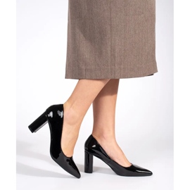 Seastar Tyylikkäät patentoidut korkeakorkoiset pumput musta 1