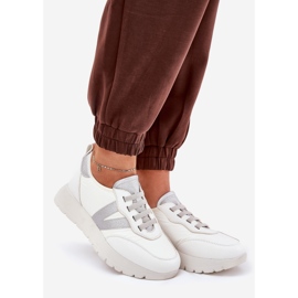 Naisten urheilukengät Vinceza 58510 -alustalla valkoinen 1