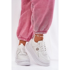 Naisten urheilujalkineet, valkoiset valkoinen 2