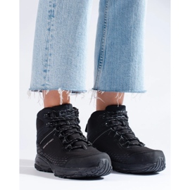 Naisten korkeat vaelluskengät DK musta 2