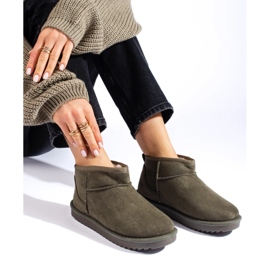 Shelovet naisten tummanvihreät lumisaappaat 2