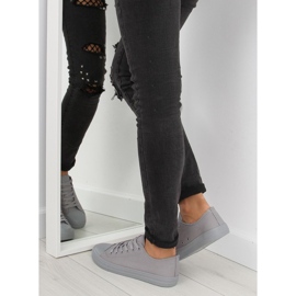 Harmaa naisten yksiväriset harmaat NB176 harmaat tennarit 2