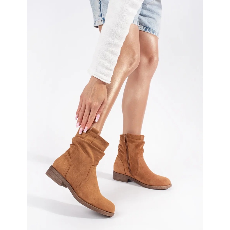 Naisten ruskeat cowboy-saappaat 1