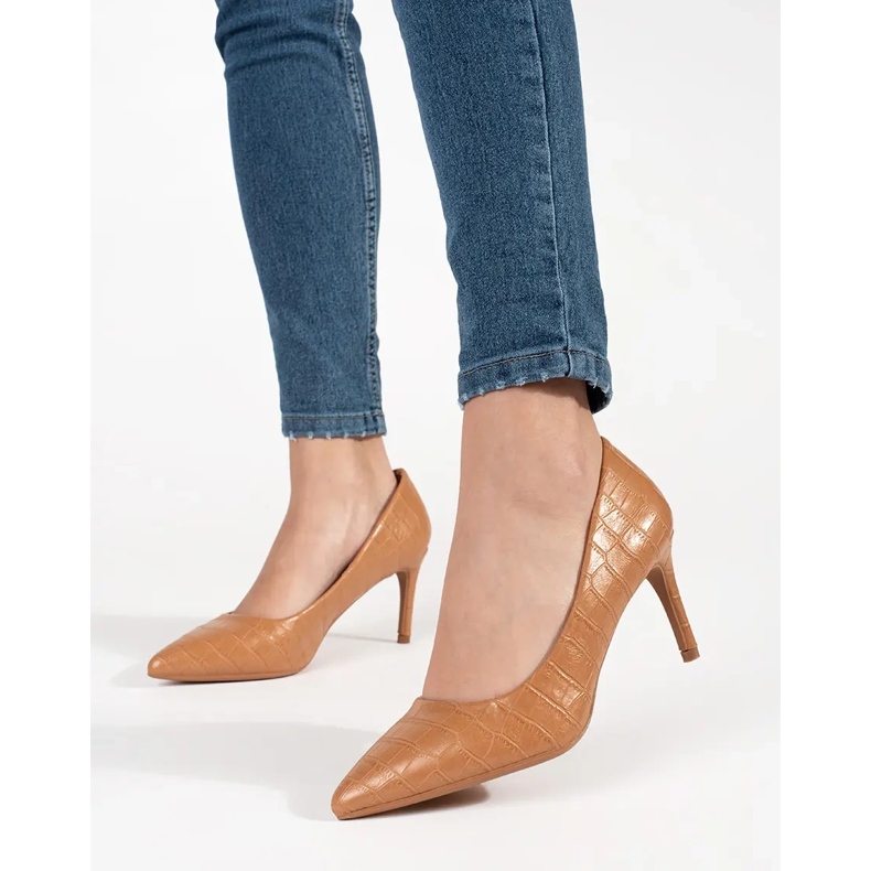 Seastar Tummat beige pumput korkokentällä 1