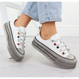 Nahka -lenkkarit valkoisella goe nn2n4054 -alustalla valkoinen 1