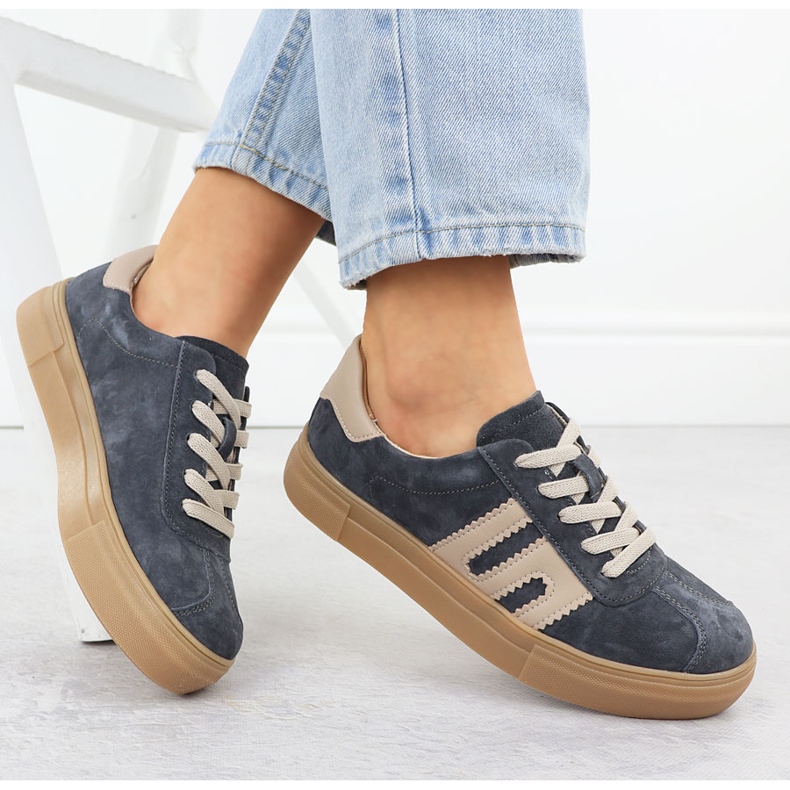 Nahkaurheilukengät harmaalla Filippo DP6798 -alustalla 1