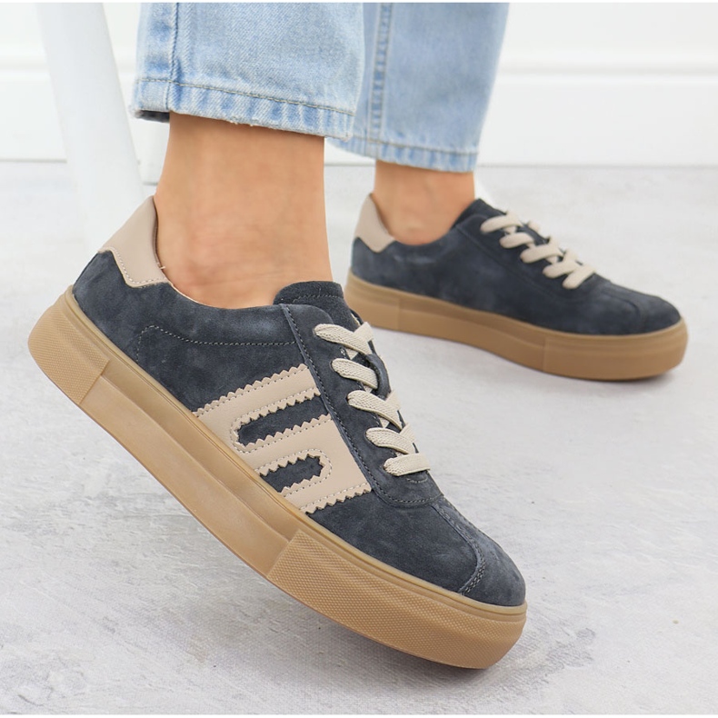 Nahkaurheilukengät harmaalla Filippo DP6798 -alustalla 2