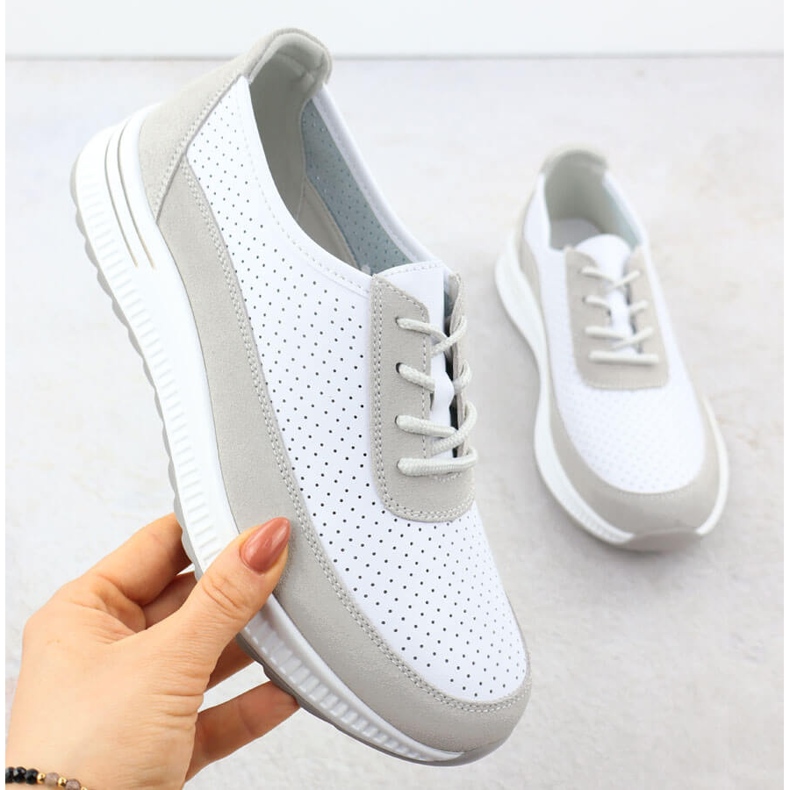 Openwork Sports Louns White Filippo DP6717 valkoinen 1