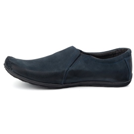 Olivier Miesten kengät nahkaiset leipät asetettu 306 kz: n laivastonsininen 1