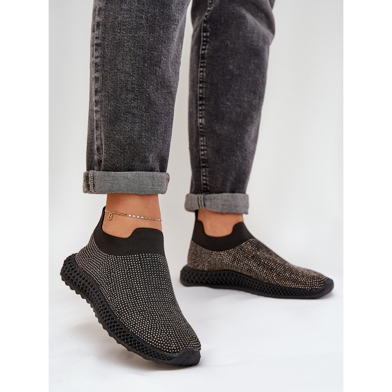 S.Barski Slukkiet naisten urheilukengät, joissa on tw121 sisustus musta 2