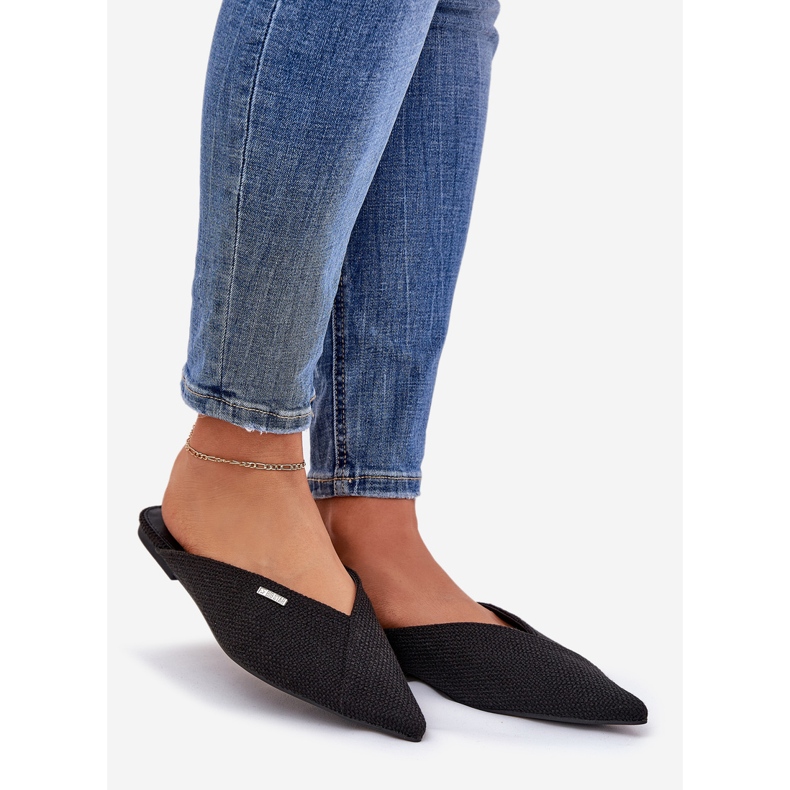 Naisten flip flops terävät varpaat Big Star RR274210 Musta 1