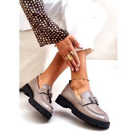 Vinceza Losted Women's Loafers 62187 beige-harmaa 4