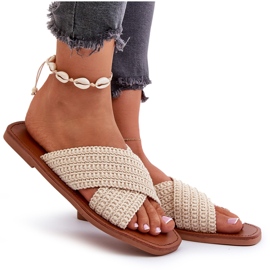 Naisten flopsit, jotka on valmistettu Big Star NN274078 beigeistä 4