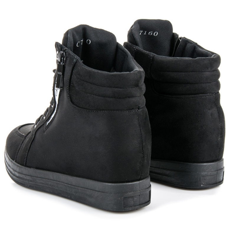 Mokkanahkaiset lenkkarit musta 2 Mokkanahkaiset lenkkarit musta 2