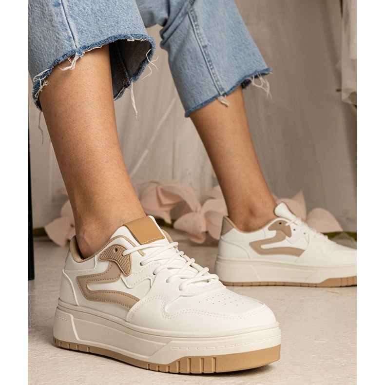 Valkoiset lenkkarit naisten urheilun lenkkarit valkoinen 1