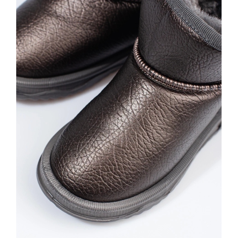 Tyttöjen lämpimät lumisaappaat ruskea 1