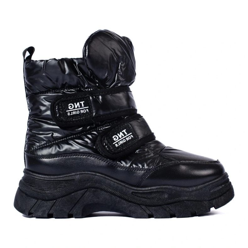 W. Potocki Potockin lämpimät naisten lumisaappaat musta 2