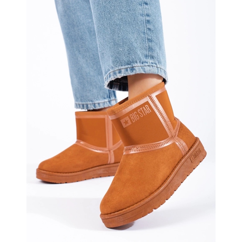 Naisten ruskeat lumisaappaat Big Star KK274612B 2