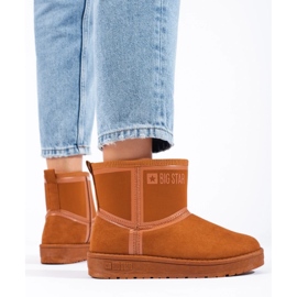 Naisten ruskeat lumisaappaat Big Star KK274612B 1