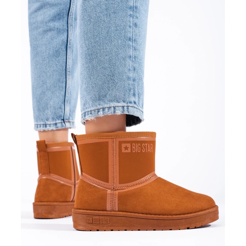 Naisten ruskeat lumisaappaat Big Star KK274612B 1