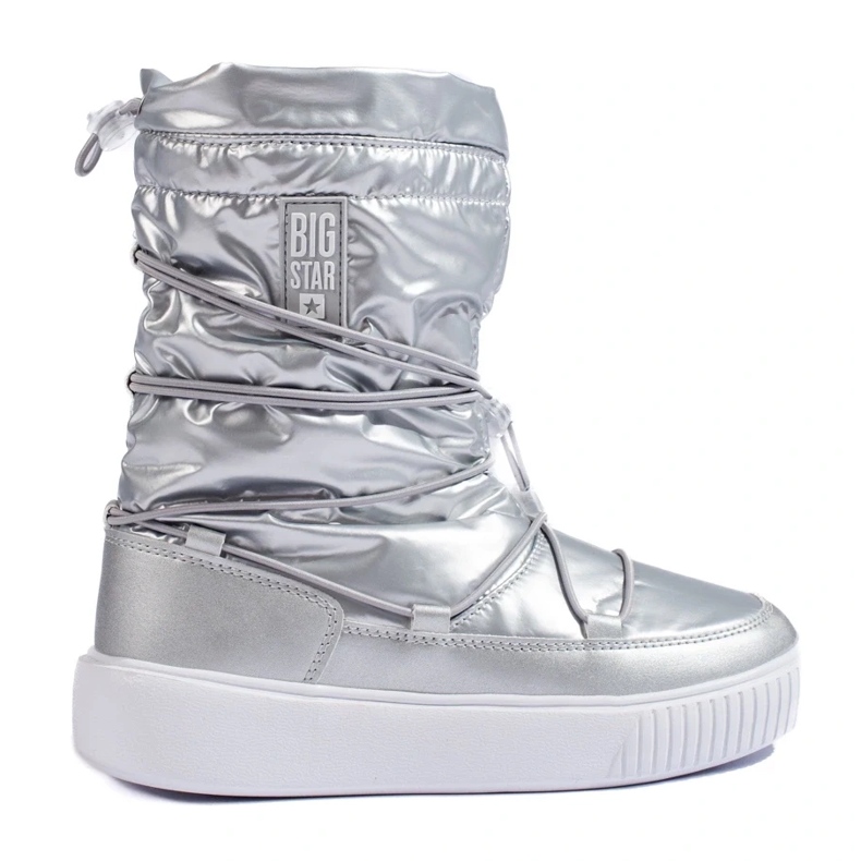 Naisten hopeaeristetyt lumisaappaat Big Star KK274195 1