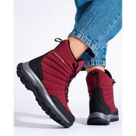 DK vedenpitävät naisten korkeat vaelluskengät musta 1