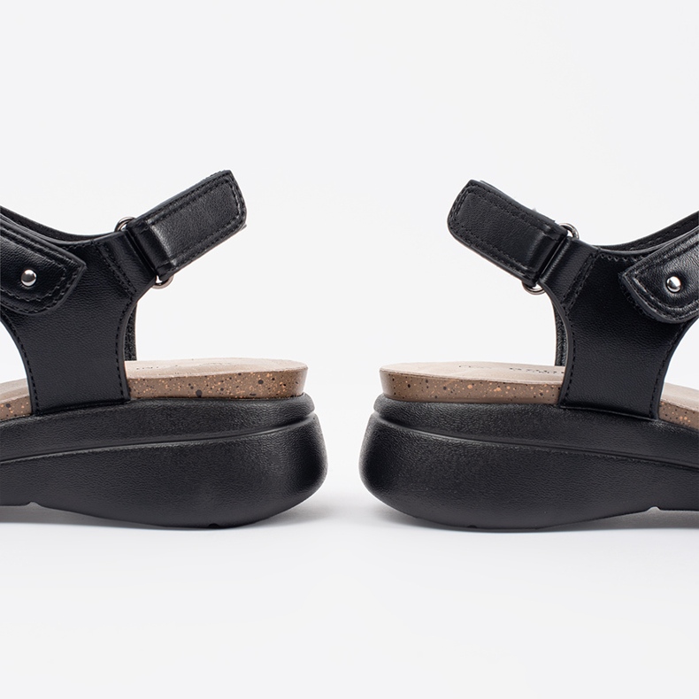 Goodin Mukavat naisten mustat sandaalit 1