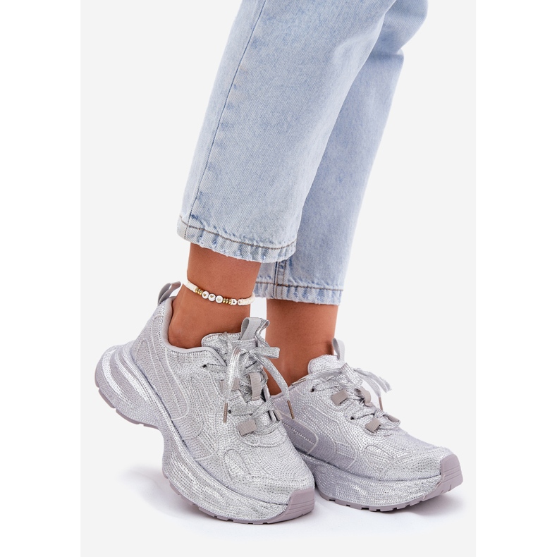 Naisten lenkkarit koristeltu hopea -zirkonilla 1