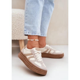 Naisten lenkkarit laiturilla pimeä beige 2