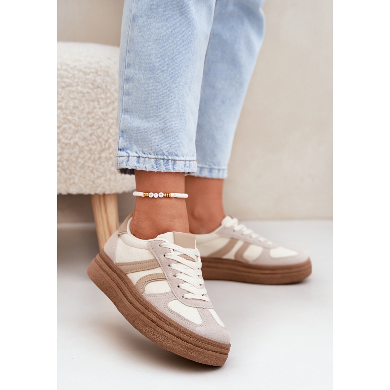 Naisten lenkkarit laiturilla pimeä beige 2