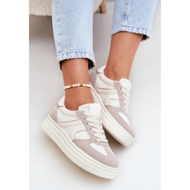 Naisten lenkkarit, beige 7