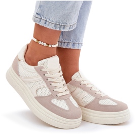 Naisten lenkkarit, beige 8