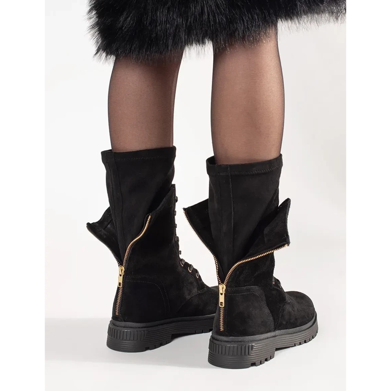 ARTIKER Korkean nahan työntekijät musta 2