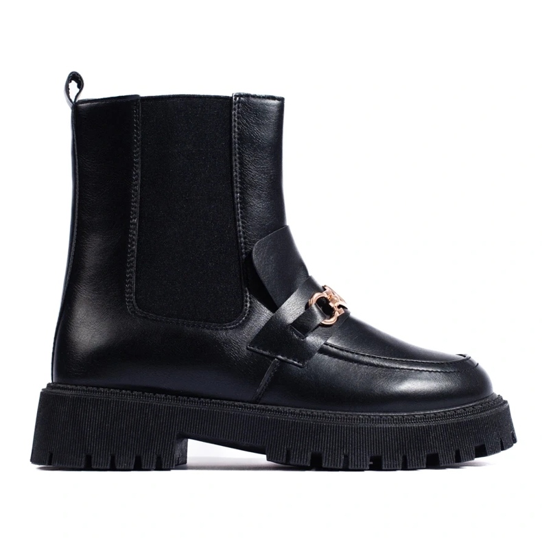 Slip-on laukut alustalla musta 1