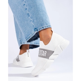 Naisten tennarit Big Star JJ274297 valkoinen 1