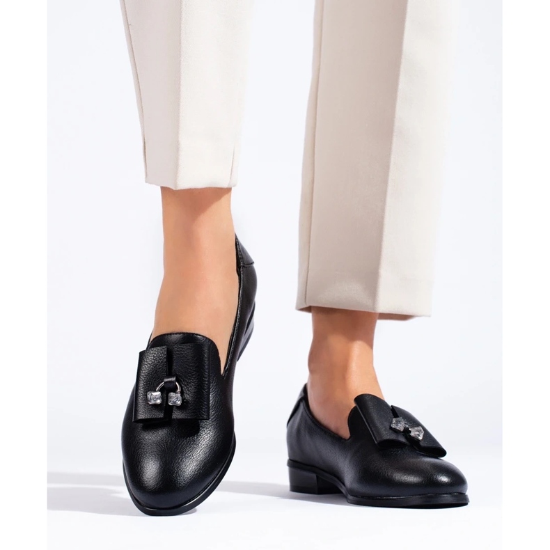 W. Potocki Kengät Potockin kristalleilla musta 2