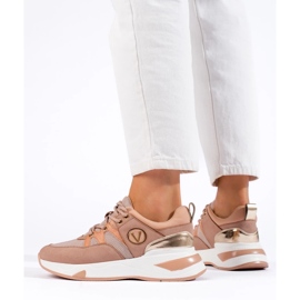 Tyylikkäät VINCEZA -lenkkarit vaaleanpunainen 1