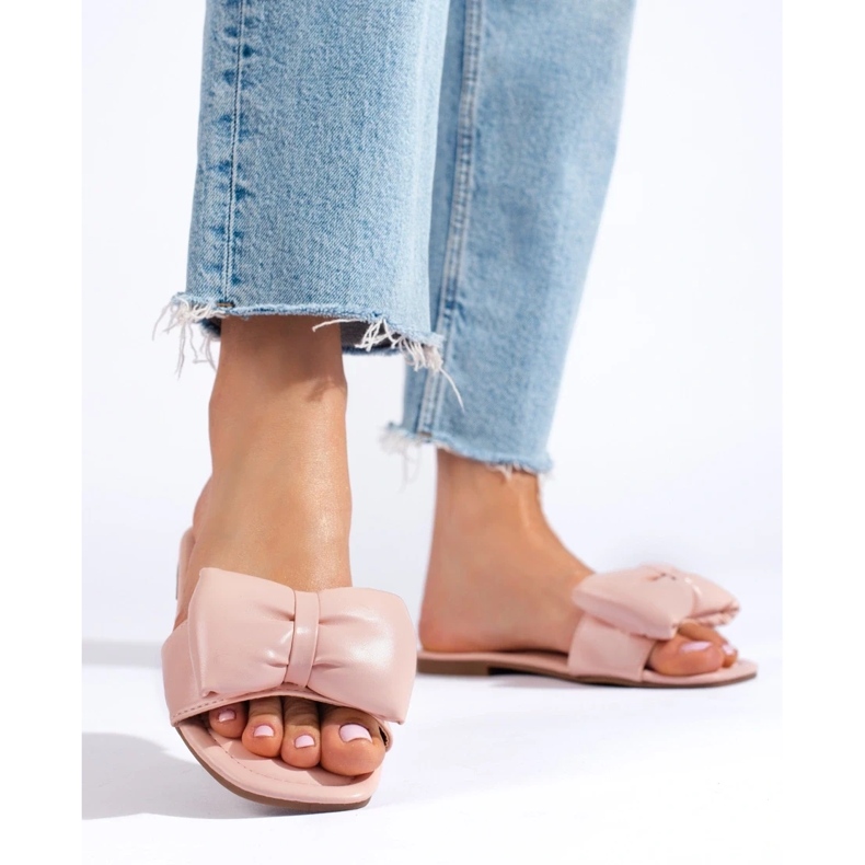 Seastar Vaaleanpunaiset tossut rusetilla vaaleanpunainen 2