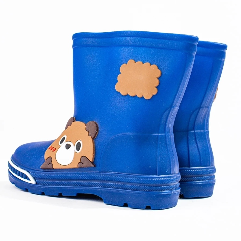 Siniset lasten matalat Wellington-saappaat sininen 1